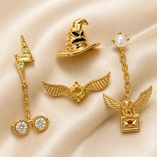 The Enchanted Icons Ear Stack, lifestyle view