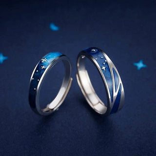 The Falling Star Matching Rings, close-up detail
