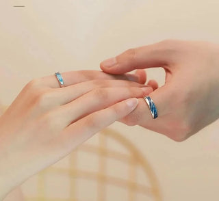 The Falling Star Matching Rings, alternate product view