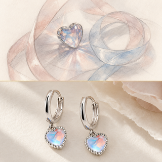 The Afterglow Heart Earrings story image
