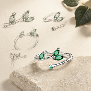 The Evergreen Promise Ring design story