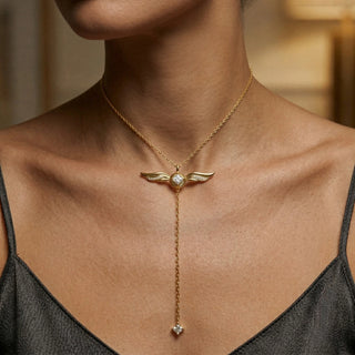 Collar de plata de ley de la Snitch Dorada