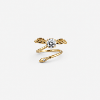 The Golden Snitch Ring on a neutral F5F5F5 background