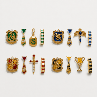 The House Earring Set on a neutral F5F5F5 background