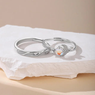 The Luna Matching Rings, close-up detail