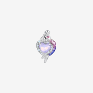 The Mermaid Heart Charm on Sworn London f5 background
