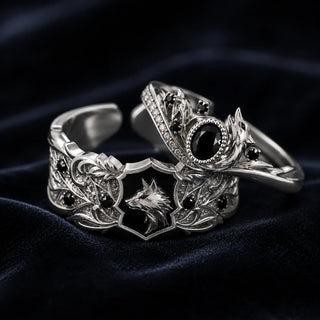 The Padfoot Matching Rings, lifestyle view