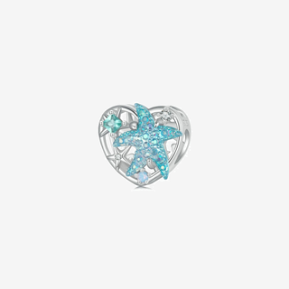 The Starfish Heart Charm on Sworn London f5 background