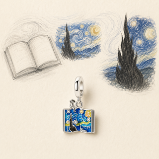 The Painted Night Storybook Charm design story from sketch to finished jewellery