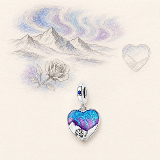 The Wildest Dreams Heart Charm design story from sketch to finished jewellery