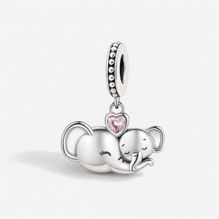 The Always Near Elephant Charm on a neutral F5F5F5 background