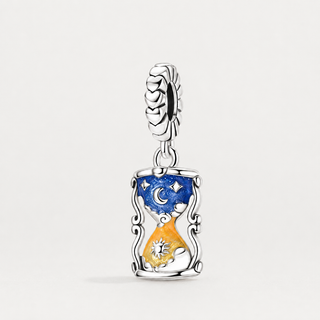 The Between Worlds Hourglass Charm on a neutral F5F5F5 background