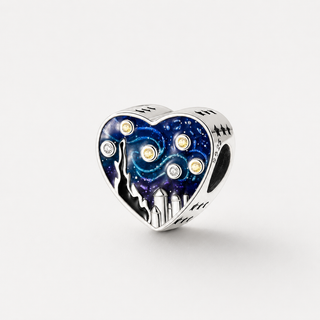 The Dreamer's Night Heart Charm on a neutral F5F5F5 background