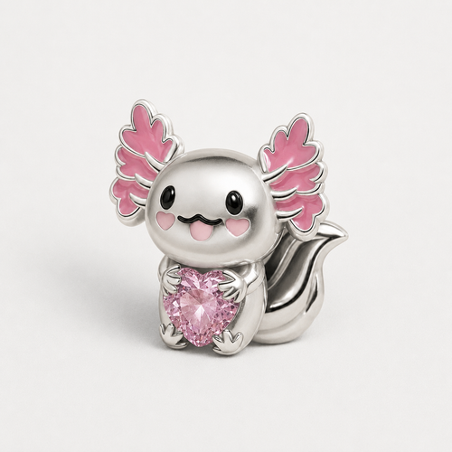 The Moonlit Axolotl Charm
