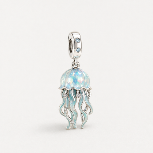 The Moonlit Jellyfish Charm