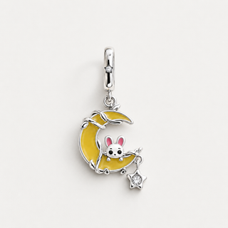 The Moonlit Wish Bunny Charm on a neutral F5F5F5 background